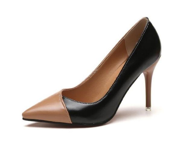 women pumps ol fashion spell color high heels single shoes female spring summer patent leather wedding party woman dress, Black
women pumps ol fashion spell color high heels single shoes female spring summer patent leather wedding party woman dress, Black