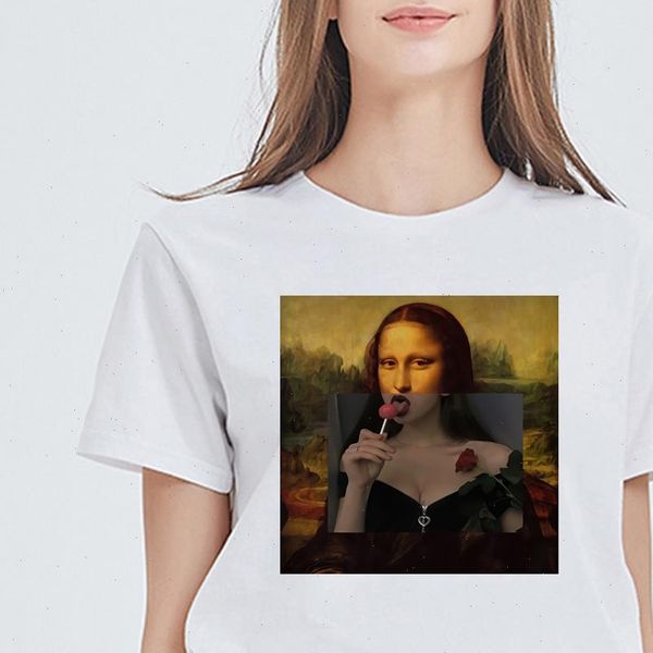 women t shirts shirt beautiful mona lisa cool hipster elegant casual vestidos harajuku funny graphic lovely top, White
women t shirts shirt beautiful mona lisa cool hipster elegant casual vestidos harajuku funny graphic lovely top, White