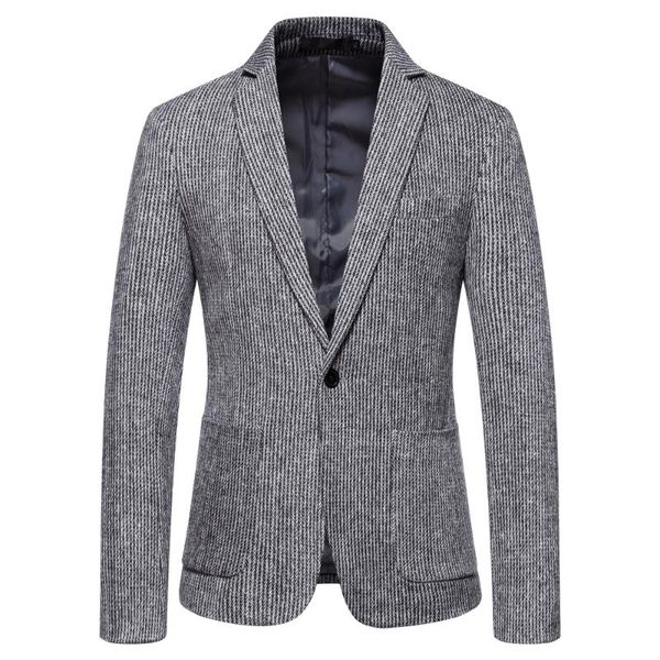 men's suits & blazers 2021 autumn and winter fashion casual suit woolen jacket/men's slim striped blazer mens jacket s-4xl, White;black
men's suits & blazers 2021 autumn and winter fashion casual suit woolen jacket/men's slim striped blazer mens jacket s-4xl, White;black