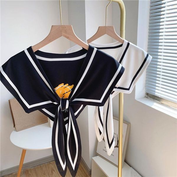 scarves fake collar neck decorative summer silk shawl scarf waistcoat cartoon printed small outer wear protection, Blue;gray
scarves fake collar neck decorative summer silk shawl scarf waistcoat cartoon printed small outer wear protection, Blue;gray