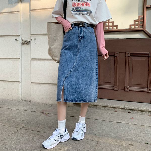 s-xl blue denim skirt women korean style vintage long jeans skirt split high waist a line skirts long for womens (78609 210423, Black
s-xl blue denim skirt women korean style vintage long jeans skirt split high waist a line skirts long for womens (78609 210423, Black