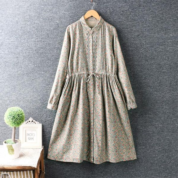 casual dresses fairynatural women rustic flowers print vintage spring autumn ladies drawstring cotton 100% mori girl floral robe dress, Black;gray
casual dresses fairynatural women rustic flowers print vintage spring autumn ladies drawstring cotton 100% mori girl floral robe dress, Black;gray