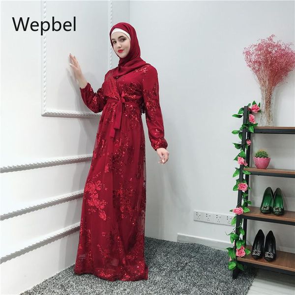 ethnic clothing wepbel women abaya dress kaftan double layer lace bronzing muslim long sleeve high waist middle east dubai robe, Red
ethnic clothing wepbel women abaya dress kaftan double layer lace bronzing muslim long sleeve high waist middle east dubai robe, Red