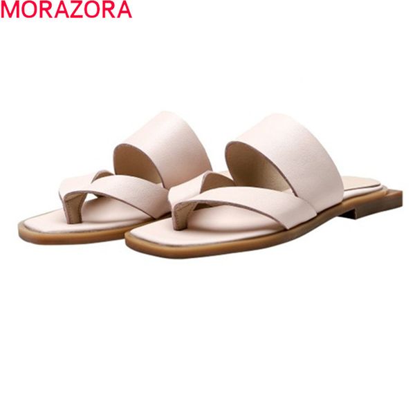 morazora large size 34-43 women slippers genuine leather ladies casual shoes summer comfortable women flats black white 210506
morazora large size 34-43 women slippers genuine leather ladies casual shoes summer comfortable women flats black white 210506