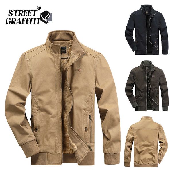 autumn men jackets 100% cotton chaqueta casual solid fashion vintage warm vestes coats m-5xl winter jacket men 211009, Black;brown
autumn men jackets 100% cotton chaqueta casual solid fashion vintage warm vestes coats m-5xl winter jacket men 211009, Black;brown