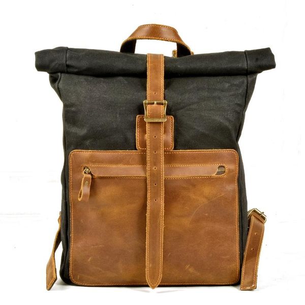 rolling backpack vintage outdoor traveling daypacks waterproof school bags waxed canvas rucksacks mochilas
rolling backpack vintage outdoor traveling daypacks waterproof school bags waxed canvas rucksacks mochilas