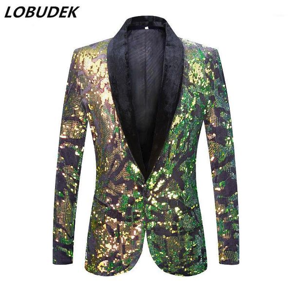 men's suits & blazers bar nightclub men singer glitter sequins blazer gold green sequined slim fit suit coat evening party host stage p, White;black
men's suits & blazers bar nightclub men singer glitter sequins blazer gold green sequined slim fit suit coat evening party host stage p, White;black