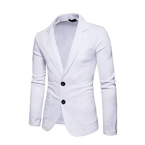men's suits & blazers 2021 spring knitted blazer men casual knit slim suit jackets business brand casaco masculino male waite jaqueta, White;black
men's suits & blazers 2021 spring knitted blazer men casual knit slim suit jackets business brand casaco masculino male waite jaqueta, White;black