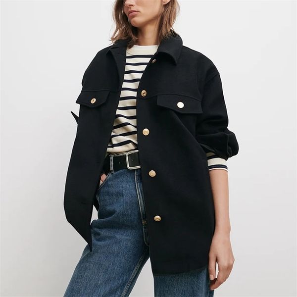 autumn winter women za solid color coat jacket casual warm turn down collar overcoat long sleeve coats big packet 210422, Black;brown
autumn winter women za solid color coat jacket casual warm turn down collar overcoat long sleeve coats big packet 210422, Black;brown