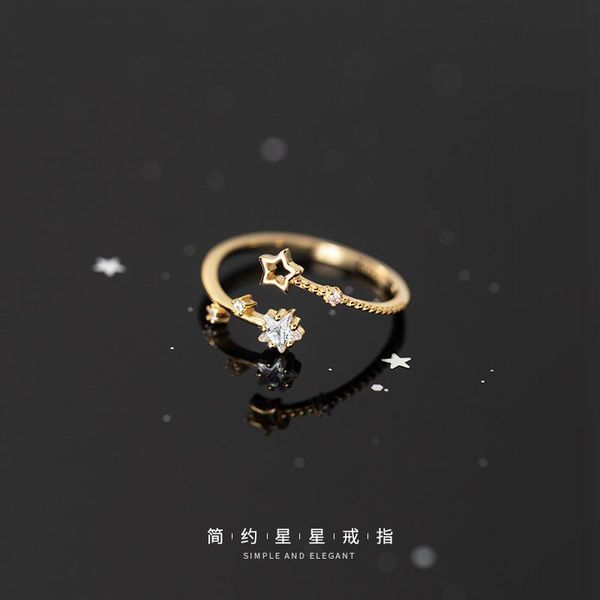 cluster rings real 925 sterling silver for women teen girls cz zircon stars adjustable sweet cute jewelry 2021 drop wholesale, Golden;silver
cluster rings real 925 sterling silver for women teen girls cz zircon stars adjustable sweet cute jewelry 2021 drop wholesale, Golden;silver