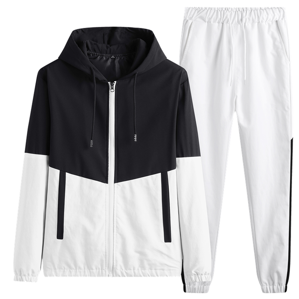 men's tracksuits sportswear set spring autumn tracksuit 2 pieces hooded sweatshirt+pants sports suit male fashion clothing, Gray
men's tracksuits sportswear set spring autumn tracksuit 2 pieces hooded sweatshirt+pants sports suit male fashion clothing, Gray
