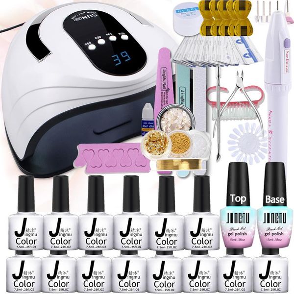 nail set 120w uv led lamp for manicure gel polish kit varnish electric drill sets art tools kits
nail set 120w uv led lamp for manicure gel polish kit varnish electric drill sets art tools kits