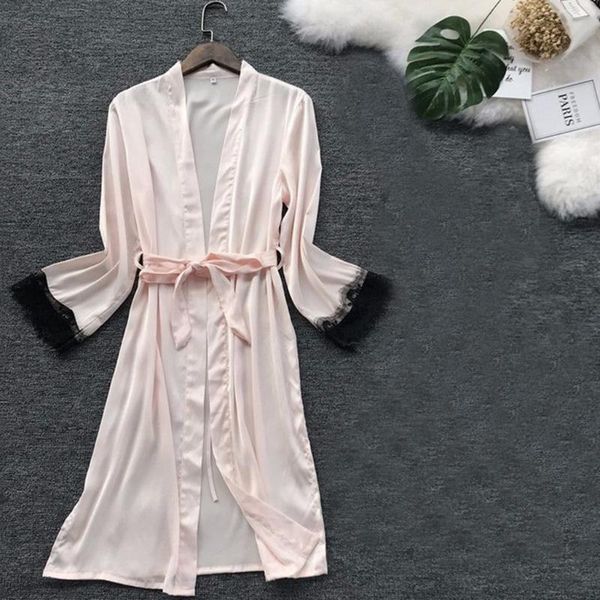 women's sleepwear lace stitching robes women vestido de mulher satin silk nightdress lingerie night nightgown chemise nuit femme, Black;red
women's sleepwear lace stitching robes women vestido de mulher satin silk nightdress lingerie night nightgown chemise nuit femme, Black;red