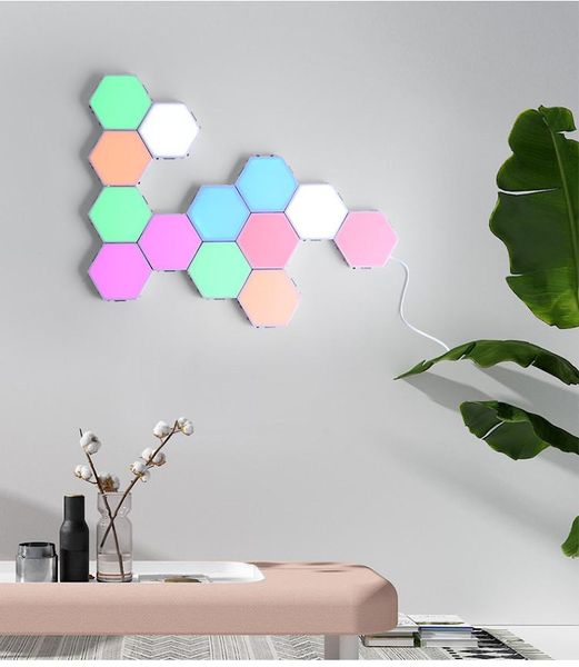 hexagon wall lamp splicing colorful light rgb touch sensitive night bedroom living room decoration
hexagon wall lamp splicing colorful light rgb touch sensitive night bedroom living room decoration
