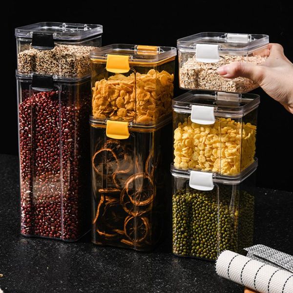 storage bottles & jars whole grains sealed tank with lid dustproof food box square snack multigrain cereal dispenser
storage bottles & jars whole grains sealed tank with lid dustproof food box square snack multigrain cereal dispenser