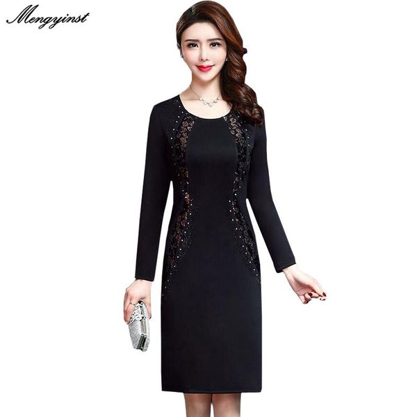 casual dresses vintage o-neck collar dress women 2021 spring middle-aged mother long sleeve elegant beading knee length party, Black;gray
casual dresses vintage o-neck collar dress women 2021 spring middle-aged mother long sleeve elegant beading knee length party, Black;gray