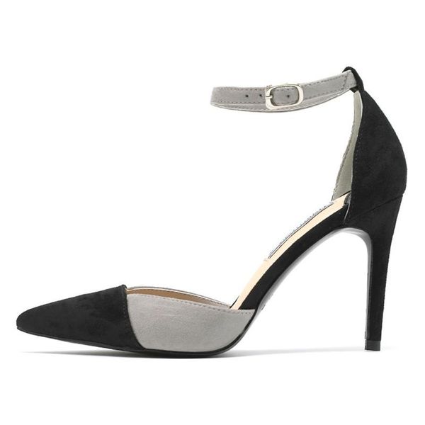 summer style pointed toe fashion color matching super high heel word with stiletto all-match sandals women, Black
summer style pointed toe fashion color matching super high heel word with stiletto all-match sandals women, Black
