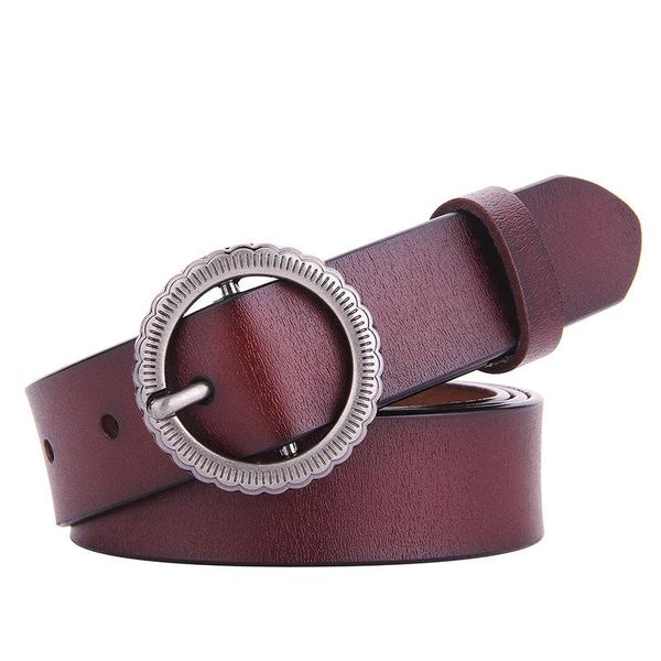 belts wholesale classic retro round buckle belt women's pure cowhide korean fashion jeans leather lady's, Black;brown
belts wholesale classic retro round buckle belt women's pure cowhide korean fashion jeans leather lady's, Black;brown