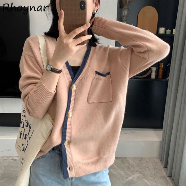 women's knits & tees cardigans women vintage simple tender fashion casual v-neck single breasted pockets female korean style sweaters e, White
women's knits & tees cardigans women vintage simple tender fashion casual v-neck single breasted pockets female korean style sweaters e, White