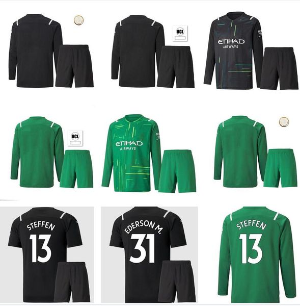 21 22 ederson m. goalkeeper city soccer jerseys 2021 2022 man sterling football shirt foden de bruyne g. jesus bernardo mahrez ferran men ki, Black;yellow
21 22 ederson m. goalkeeper city soccer jerseys 2021 2022 man sterling football shirt foden de bruyne g. jesus bernardo mahrez ferran men ki, Black;yellow