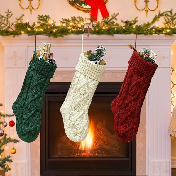 christmas decorations 3pc knitted stockings decor festival gift bag fireplace xmas tree hanging ornaments red white sock #m
christmas decorations 3pc knitted stockings decor festival gift bag fireplace xmas tree hanging ornaments red white sock #m