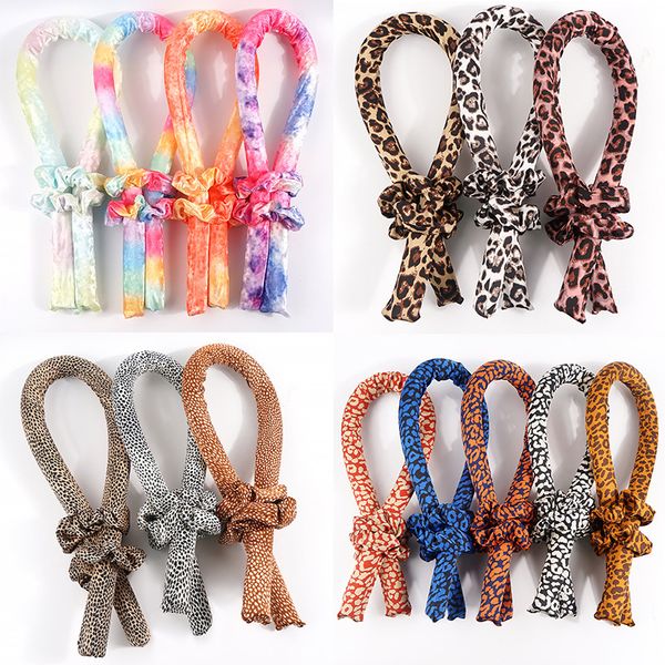 heatless curl ribbon sponge hair roller curling rod headband lazy curler silk leopard tie dye color make hairstyle curly with hairclaw, Silver
heatless curl ribbon sponge hair roller curling rod headband lazy curler silk leopard tie dye color make hairstyle curly with hairclaw, Silver