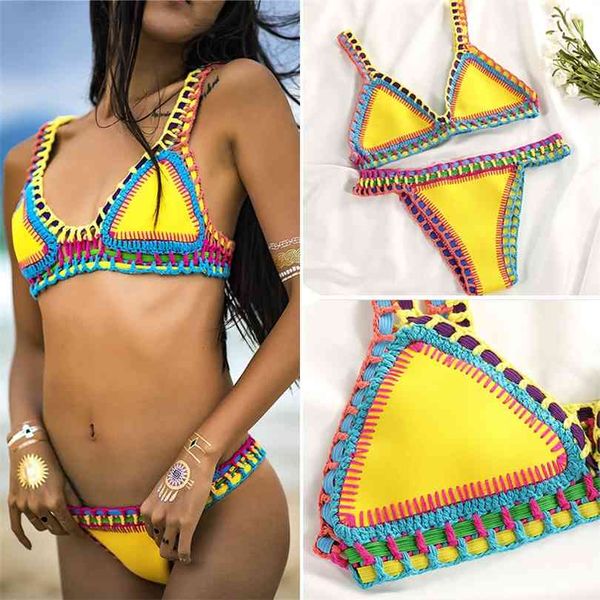 miyouj handwork bikini patchwork swimwear women fashion biquini summer beach set swim female swimsuit bath suit 210728, White;black
miyouj handwork bikini patchwork swimwear women fashion biquini summer beach set swim female swimsuit bath suit 210728, White;black