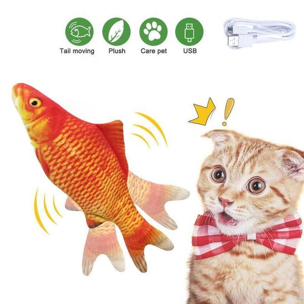 cat toys electric fish doll funny for plush simulation biting chewing training pet toy usb charging
cat toys electric fish doll funny for plush simulation biting chewing training pet toy usb charging