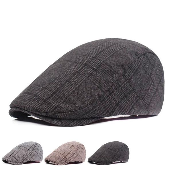 berets beret golf caps for men women spring summer hat vintage plaid ivy sboy flat cap sun adjustable, Blue;gray
berets beret golf caps for men women spring summer hat vintage plaid ivy sboy flat cap sun adjustable, Blue;gray