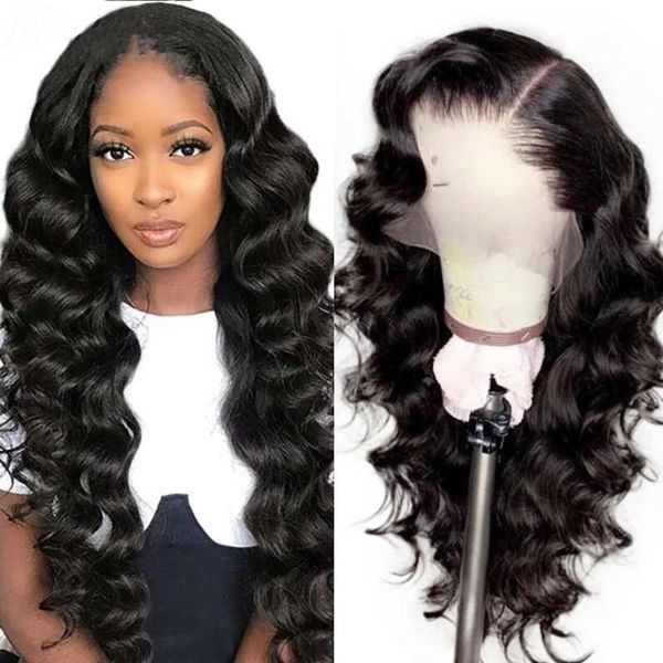synthetic wigs jet black long wavy lace front middle part for women daily hair high temperature wig with natural hairline
synthetic wigs jet black long wavy lace front middle part for women daily hair high temperature wig with natural hairline