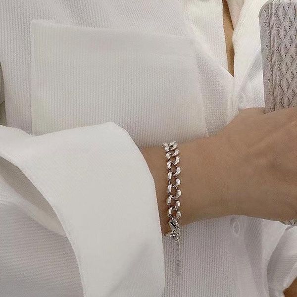 charm bracelets female simple geometric braided chain silver 925 women bracelet couple fashion accessories adjustable wpman jewelry, Golden;silver
charm bracelets female simple geometric braided chain silver 925 women bracelet couple fashion accessories adjustable wpman jewelry, Golden;silver