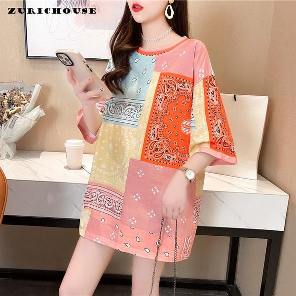 women's t-shirt zurichouse 2021 summer woman short sleeve o-neck fashion retro chic print oversized tee shirt female, White
women's t-shirt zurichouse 2021 summer woman short sleeve o-neck fashion retro chic print oversized tee shirt female, White