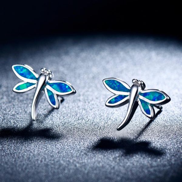 stud beautiful charm dragonfly blue opal 925 sterling silver earrings for women fashion gifts, Golden;silver
stud beautiful charm dragonfly blue opal 925 sterling silver earrings for women fashion gifts, Golden;silver