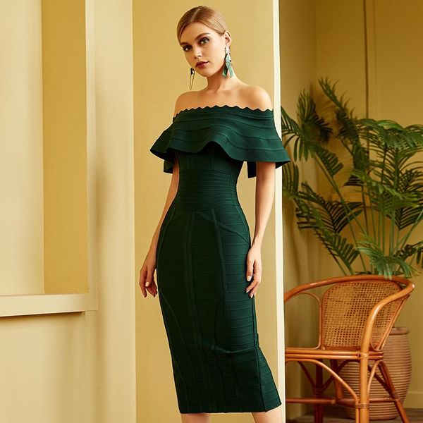 casual dresses 2021 summer women green off shoulde sleeveless mid bandage dress elegant fashion celebrity evening runway party, Black;gray
casual dresses 2021 summer women green off shoulde sleeveless mid bandage dress elegant fashion celebrity evening runway party, Black;gray