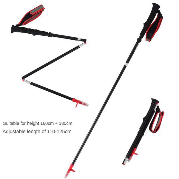 folding mountaineering stick four retractable ultra light walking adjustable size aluminum portable trekking poles
folding mountaineering stick four retractable ultra light walking adjustable size aluminum portable trekking poles