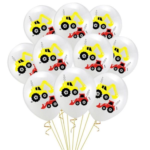 party decoration 10pcs ceremony excavator theme wedding baby shower 12" balloons latex engineering vehicles for children|adults
party decoration 10pcs ceremony excavator theme wedding baby shower 12" balloons latex engineering vehicles for children|adults