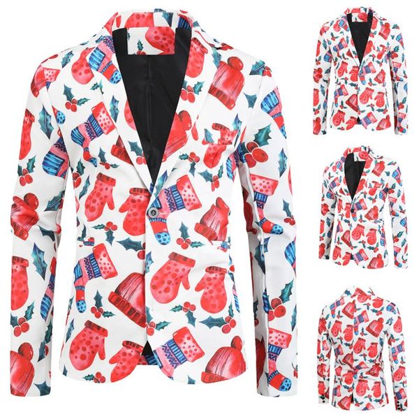 men's jackets christmas color printed suit autumn and winter warm fashion lapel button long sleeve casual jacket, Black;brown
men's jackets christmas color printed suit autumn and winter warm fashion lapel button long sleeve casual jacket, Black;brown