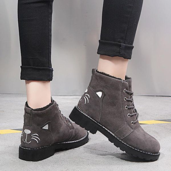 boots fur fashion women autumn and winter women's short cotton ladies snow, Black
boots fur fashion women autumn and winter women's short cotton ladies snow, Black