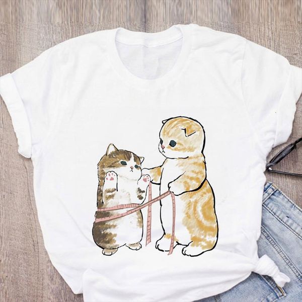 kawaii cat funny cartoon and mens t shirts women harajuku ullzang casual cute printed fashion aesthetic tees female, White;black
kawaii cat funny cartoon and mens t shirts women harajuku ullzang casual cute printed fashion aesthetic tees female, White;black