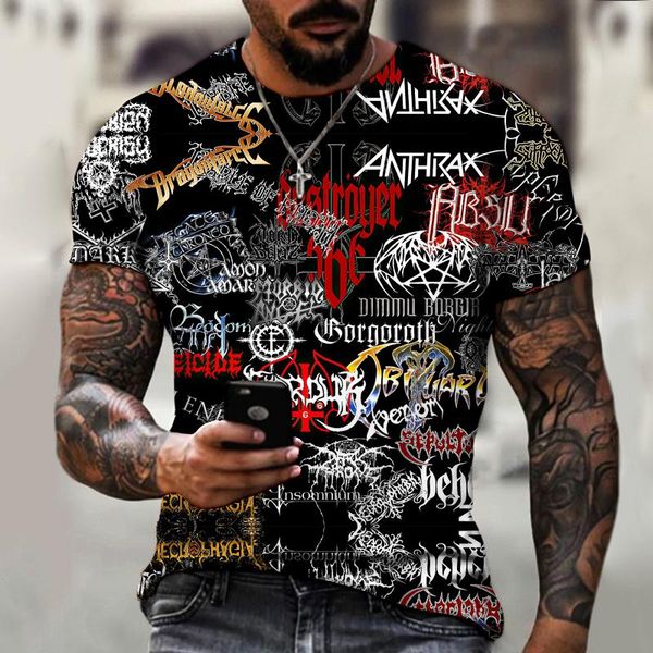 men's t-shirts t-shirt hip-hop street short-sleeved 3d printed large size retro letter, White;black
men's t-shirts t-shirt hip-hop street short-sleeved 3d printed large size retro letter, White;black