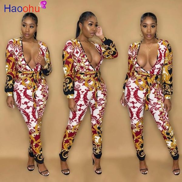 women's jumpsuits & rompers haoohu vintage african print lady full sleeve deep v-neck skinny pants fashion, Black;white
women's jumpsuits & rompers haoohu vintage african print lady full sleeve deep v-neck skinny pants fashion, Black;white