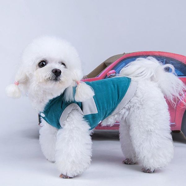 dog apparel pet winter outfit down cotton padded coat polyester warm clothes for dogs drop .6
dog apparel pet winter outfit down cotton padded coat polyester warm clothes for dogs drop .6