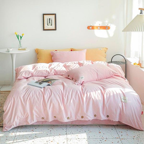 home duvet cover set with buttons closure twin king size 100% cotton 4pcs solid luxurious soft bedding bed sheet sets
home duvet cover set with buttons closure twin king size 100% cotton 4pcs solid luxurious soft bedding bed sheet sets