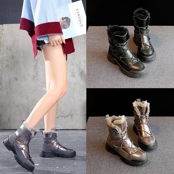 boots 2021 winter warm real leather shoes women platform snow plush fashion brand female botas mujer with fur ladies ankle, Black
boots 2021 winter warm real leather shoes women platform snow plush fashion brand female botas mujer with fur ladies ankle, Black
