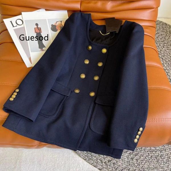 women's wool & blends women outerwear autumn winter female ladies o-neck double breasted tweed outwear guesod, Black
women's wool & blends women outerwear autumn winter female ladies o-neck double breasted tweed outwear guesod, Black