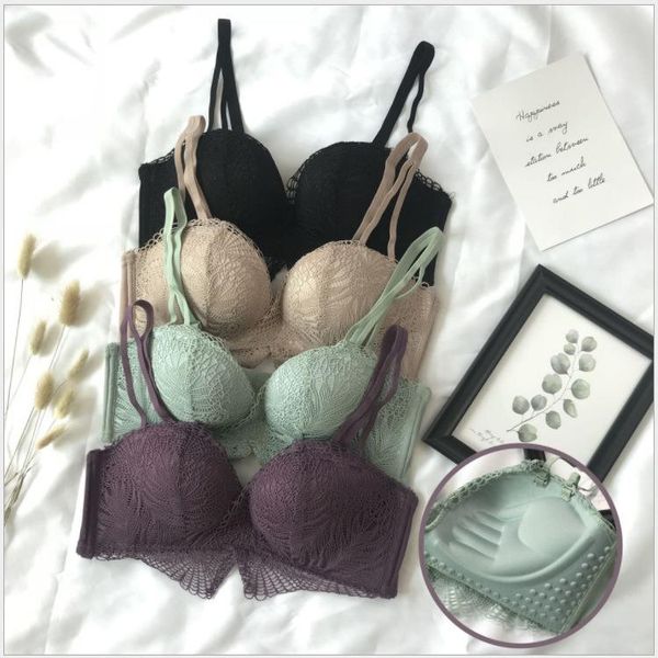 bras violet bra thickened bunched small chest lace girls underwear popped together without rims lady, Red;black
bras violet bra thickened bunched small chest lace girls underwear popped together without rims lady, Red;black