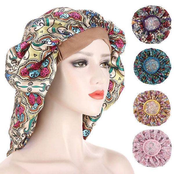 beanie/skull caps elegant style satin night cap ethnic printing beauty salon hair care hat bonnet india women turban, Blue;gray
beanie/skull caps elegant style satin night cap ethnic printing beauty salon hair care hat bonnet india women turban, Blue;gray