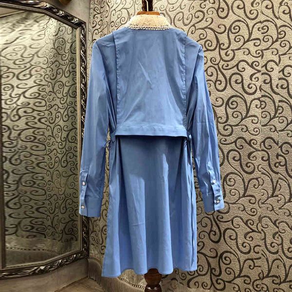 dress blue seqinyy casual summer fashion design feminine track white ribbon stylish mini, Black;gray
dress blue seqinyy casual summer fashion design feminine track white ribbon stylish mini, Black;gray