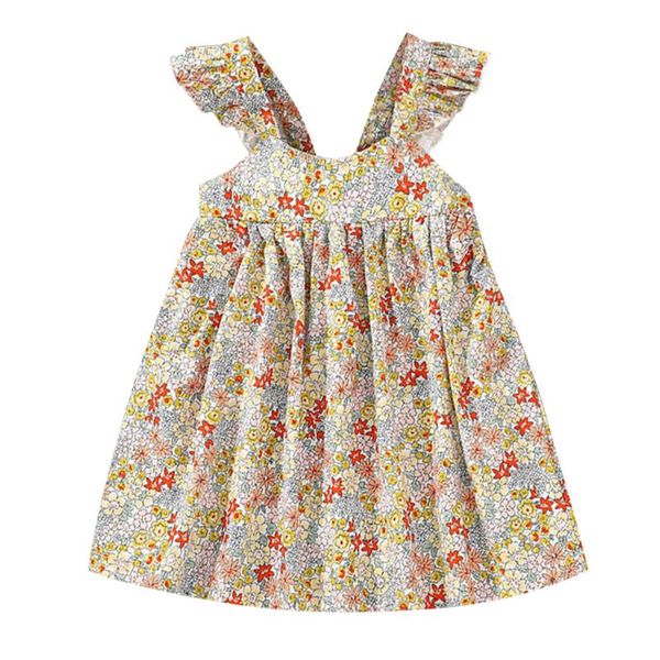 girl's dresses toddler kids girls dress summer cute ruffle tanks & camis floral suspender sleeveless skirt children infant princess 6m-, Red;yellow
girl's dresses toddler kids girls dress summer cute ruffle tanks & camis floral suspender sleeveless skirt children infant princess 6m-, Red;yellow