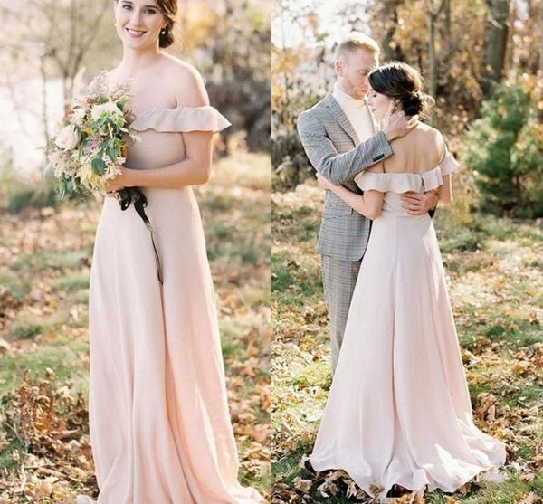 bridesmaid dress yiminpwp champagne dresses off shoulder sweep train ruffles beach garden country wedding guest evening party gowns, White;pink
bridesmaid dress yiminpwp champagne dresses off shoulder sweep train ruffles beach garden country wedding guest evening party gowns, White;pink